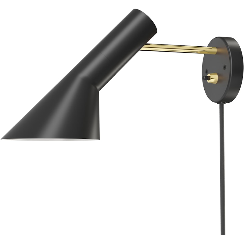 AJ Vegglampe, Sort / Messing