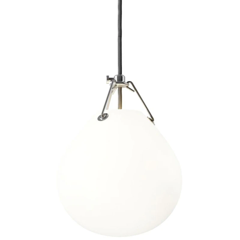 Moser Pendel Ø185 Matt hvitt opalt glass