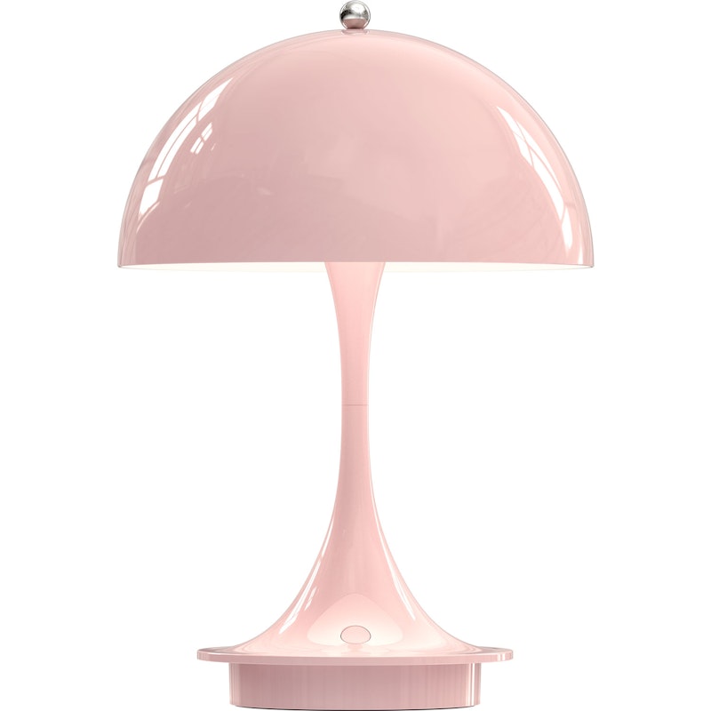 Panthella 160 Bordlampe Bærbar, Pale Rose