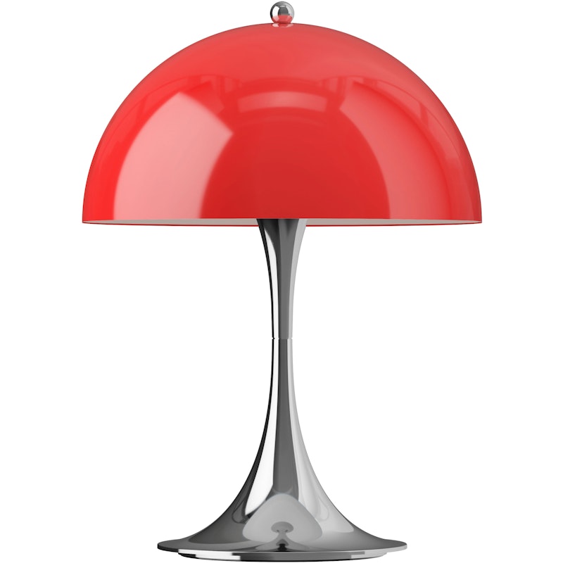 Panthella 250 Bordlampe Bærbar, Original Opal Red