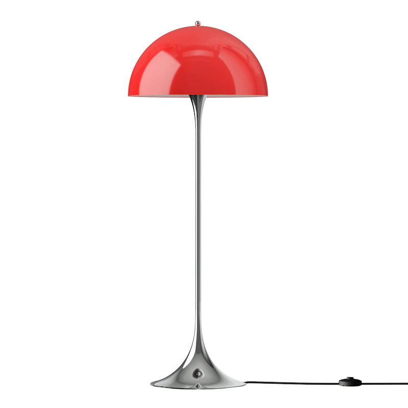 Panthella Gulvlampe 50 cm, Opal Red