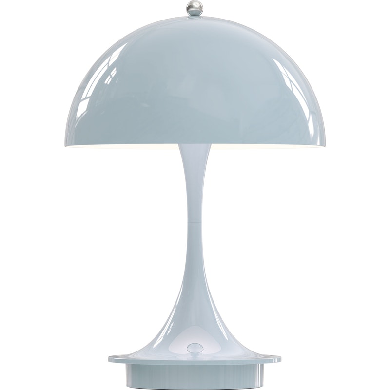 Panthella 160 Bordlampe Bærbar, Pale Blue