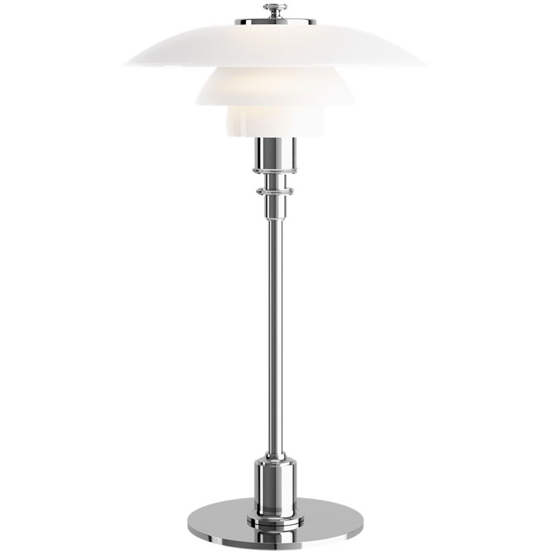 PH 2/1 Bordlampe, Krom