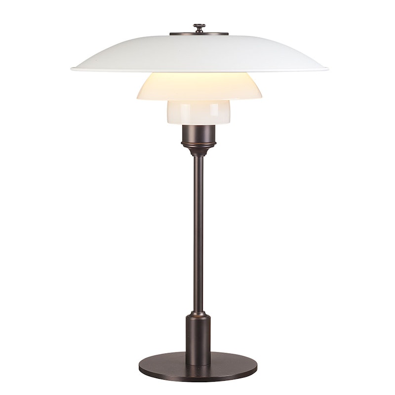 PH 3½-2½ Bordslampa 60W E14, Hvit