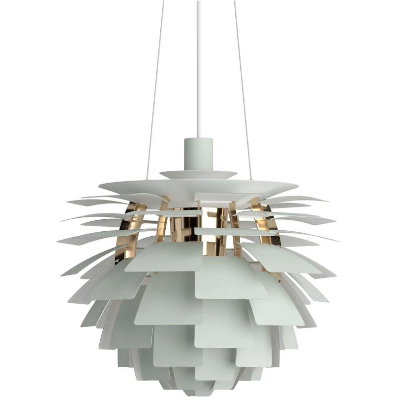 PH Artichoke Pendel 48 cm, Messing / Dusty Green