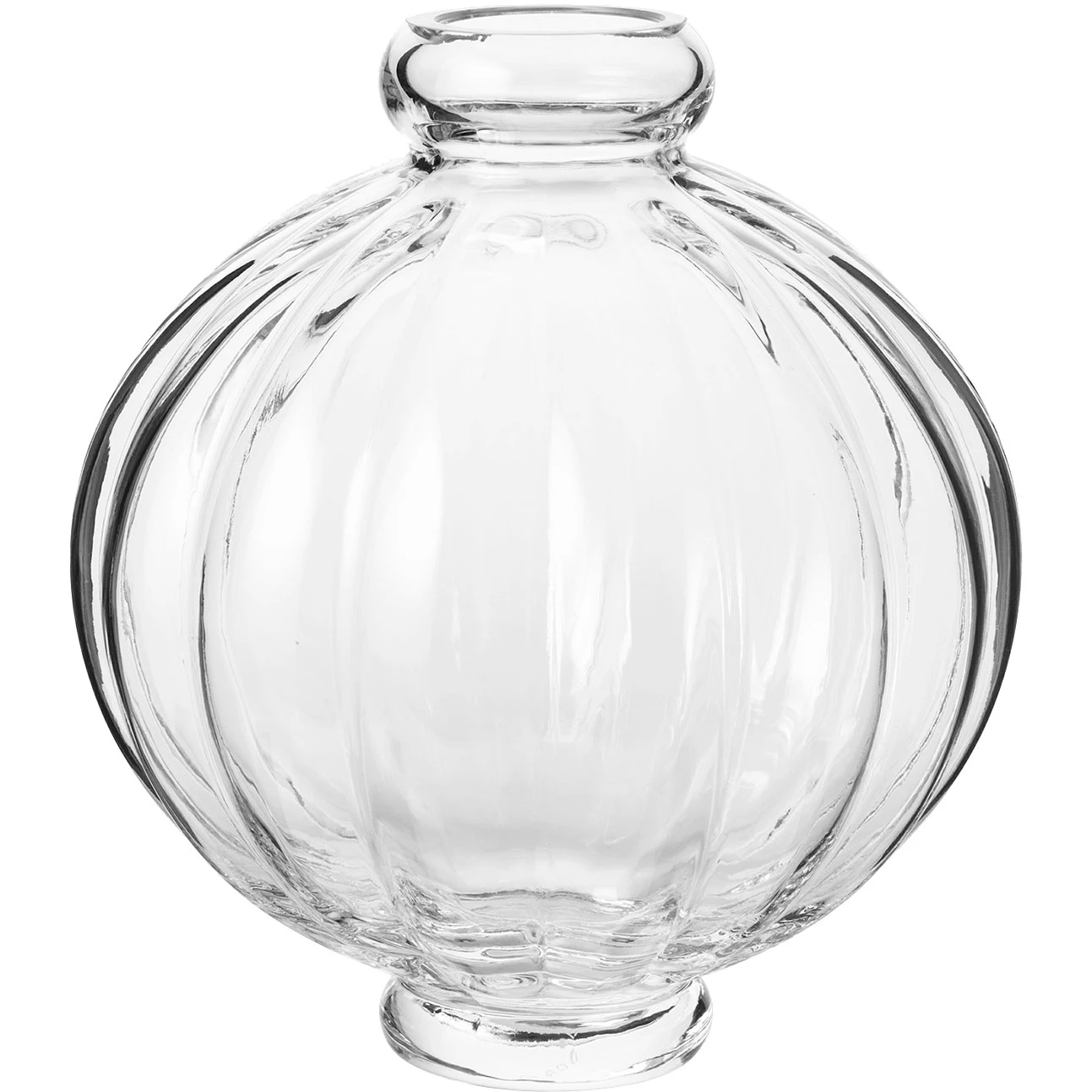 Louise Roe Balloon 01 Vase 25 Cm  -  Vaser Munnbl&aring;st Glass Klar - 10515-1-74