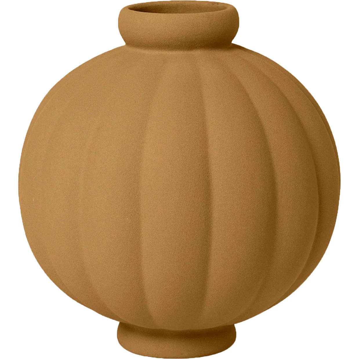 Louise Roe Balloon 01 Vase 25 Cm  -  Vaser Keramikk Sanded Ocker - 10160-15-29