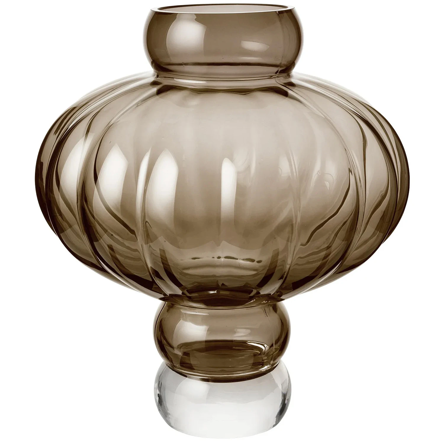 Louise Roe Balloon 03 Vase 40 Cm  -  Vaser Keramikk Smoke - 10515-3-76