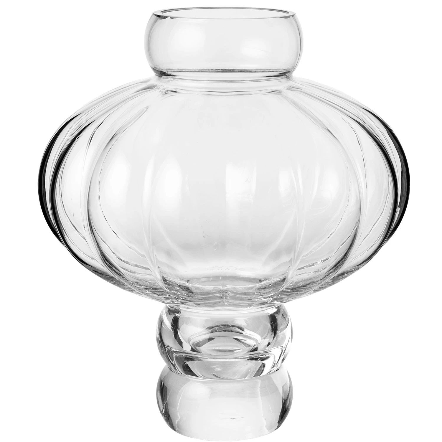 Louise Roe Balloon 03 Vase 40 Cm  -  Vaser Munnbl&aring;st Glass Klar - 10515-1-76