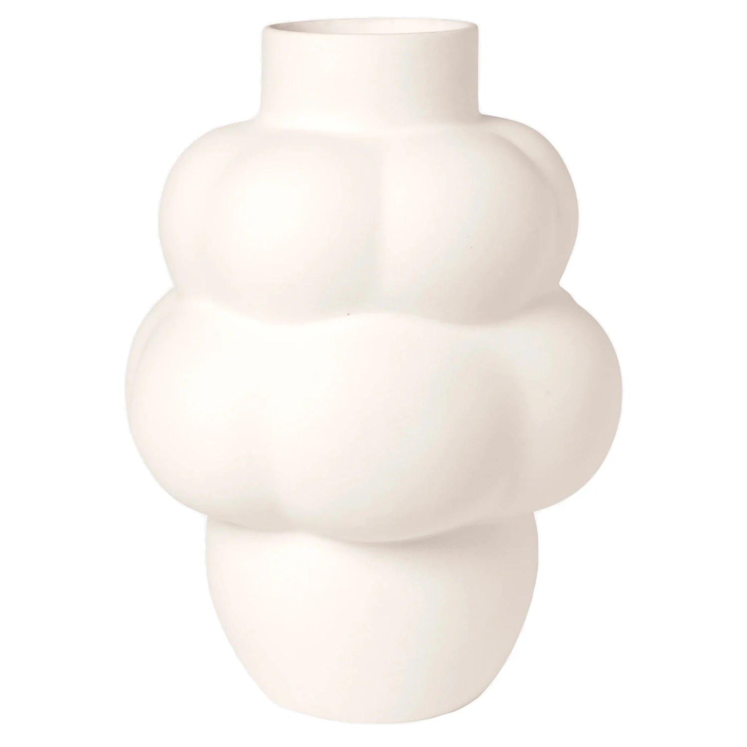 Louise Roe Balloon 04 Vase Grande  -  Vaser Keramikk Raw White - 10160-9-41