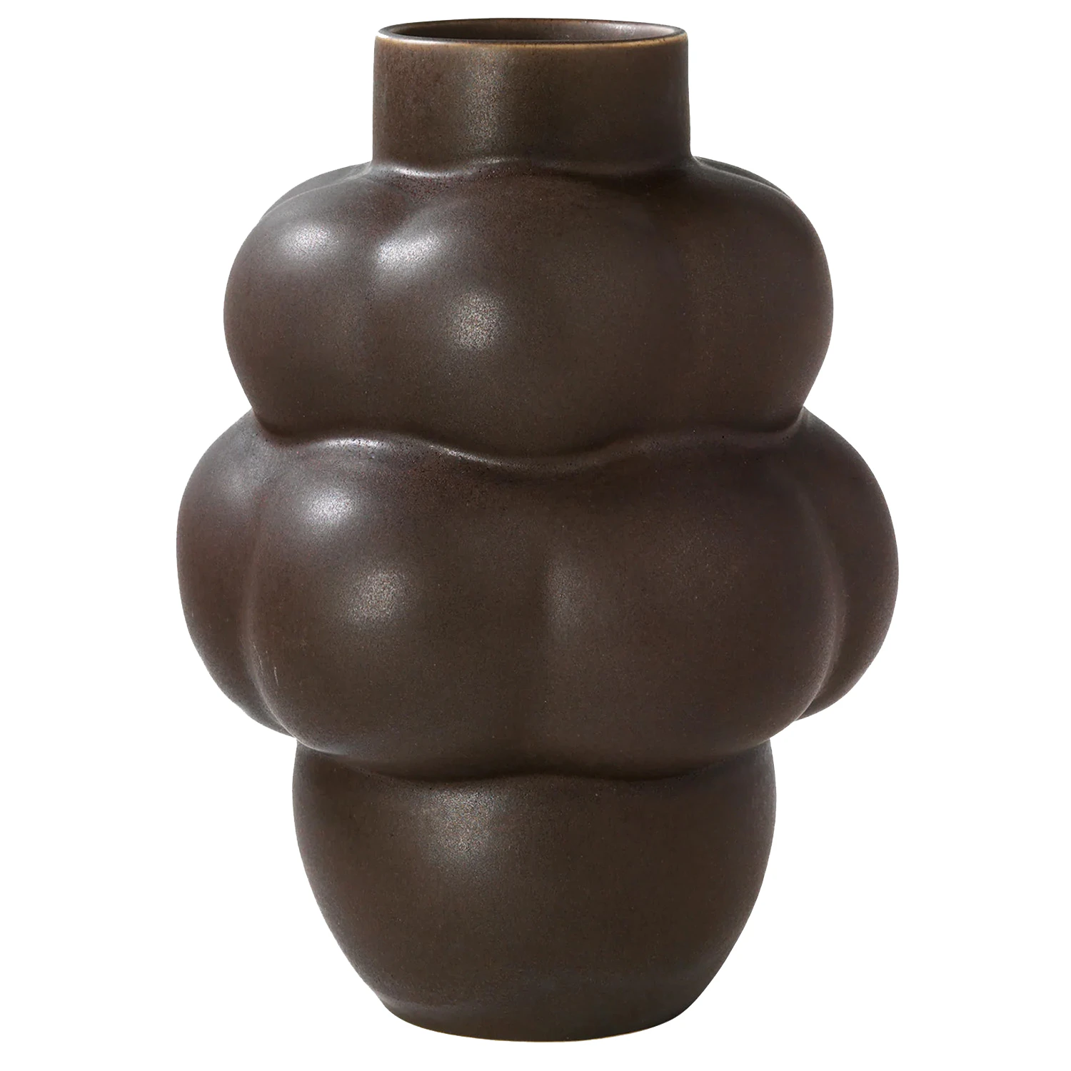 Louise Roe Balloon 04 Vase 32 Cm  -  Vaser Stengods Mud Brown - 10160-5-12