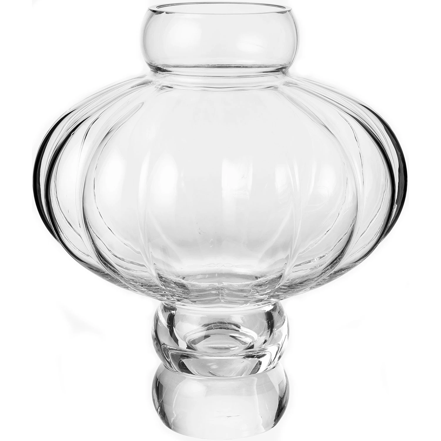 Louise Roe Balloon 08 Vase 30 Cm  -  Vaser Munnbl&aring;st Glass Klar - 10515-1-8