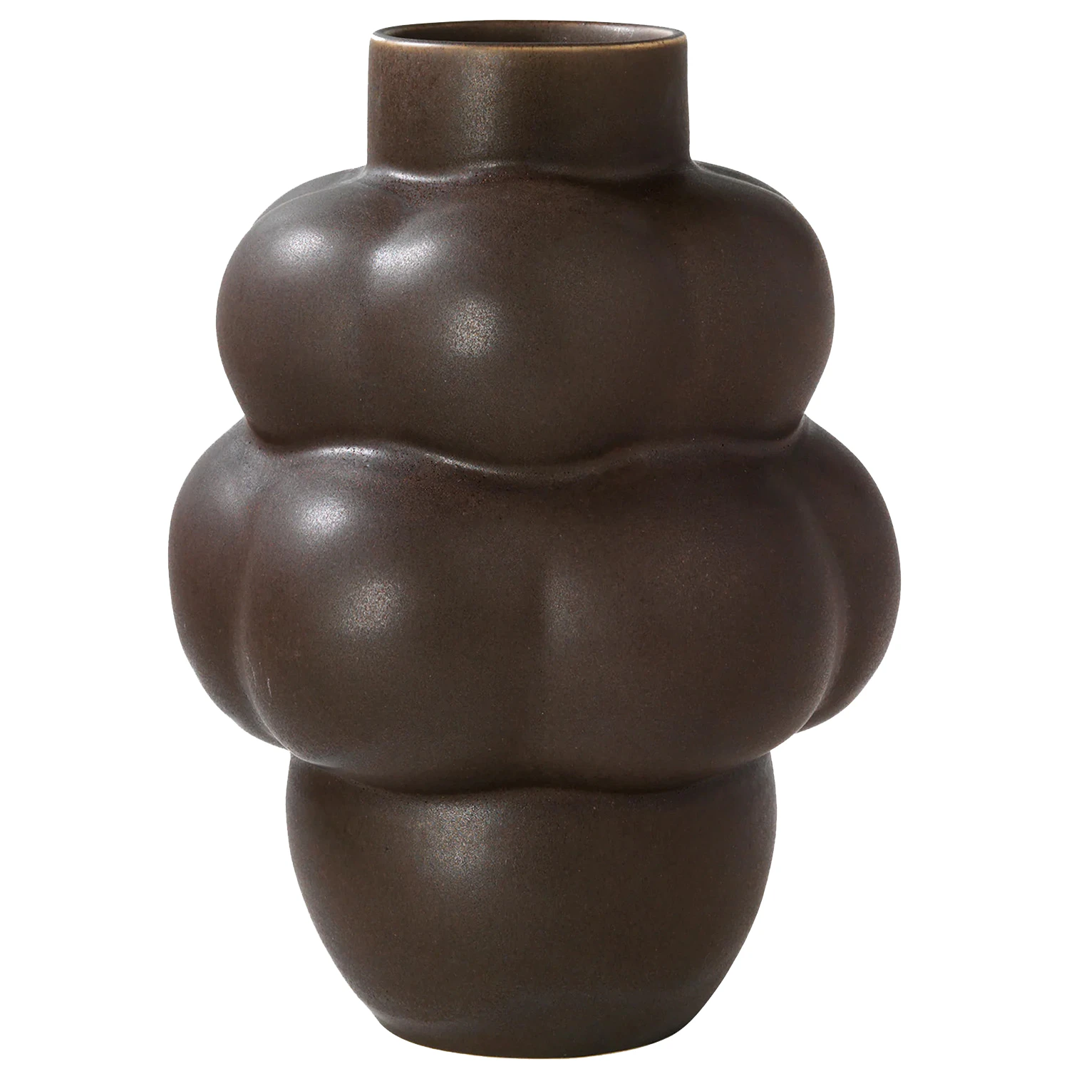 Louise Roe Balloon Grande Vase 42 Cm  -  Vaser Stengods Mud Brown - 10160-5-41