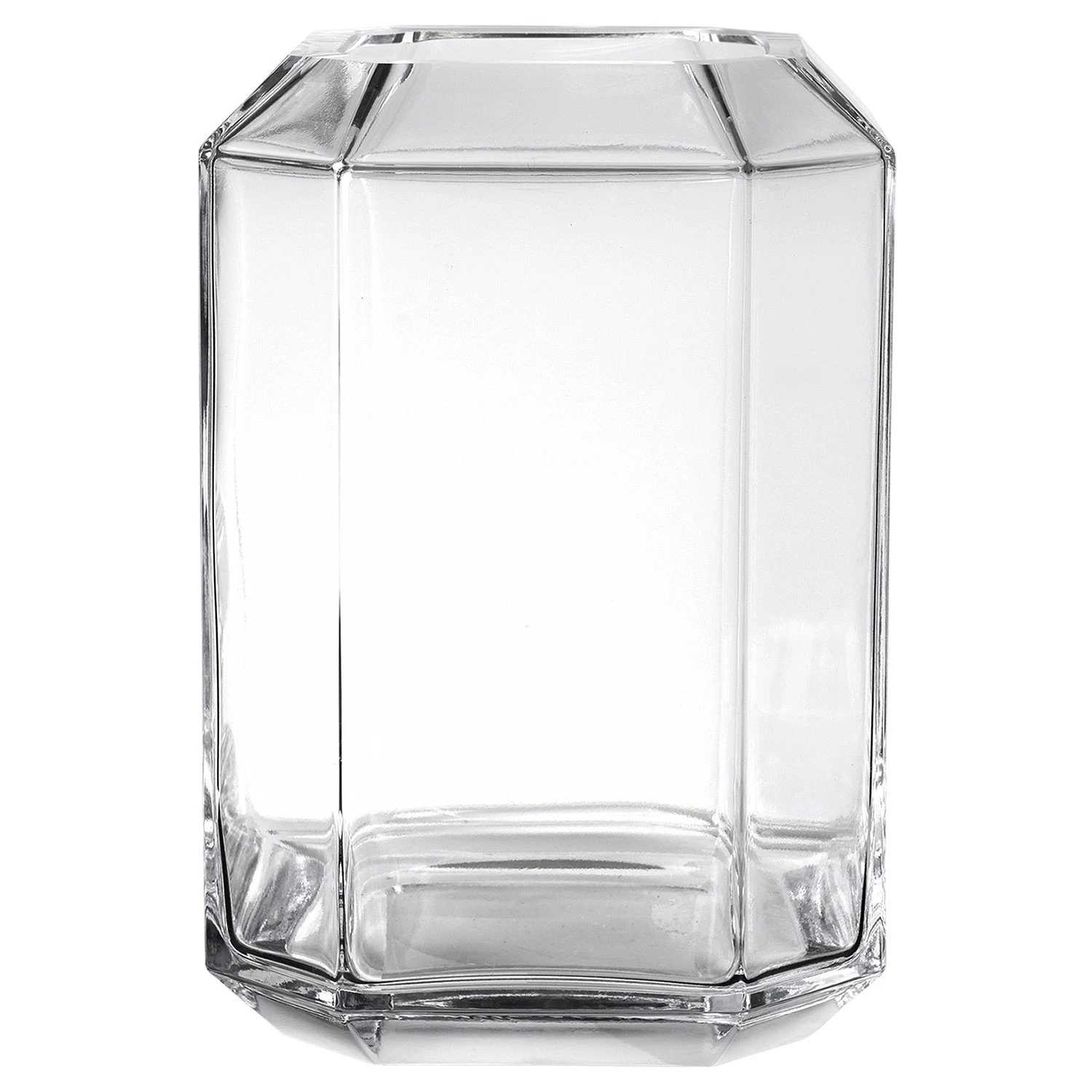 Louise Roe Jewel Giant Vase 18x26 Cm  -  Vaser Munnbl&aring;st Glass Klar - 10505-1-8