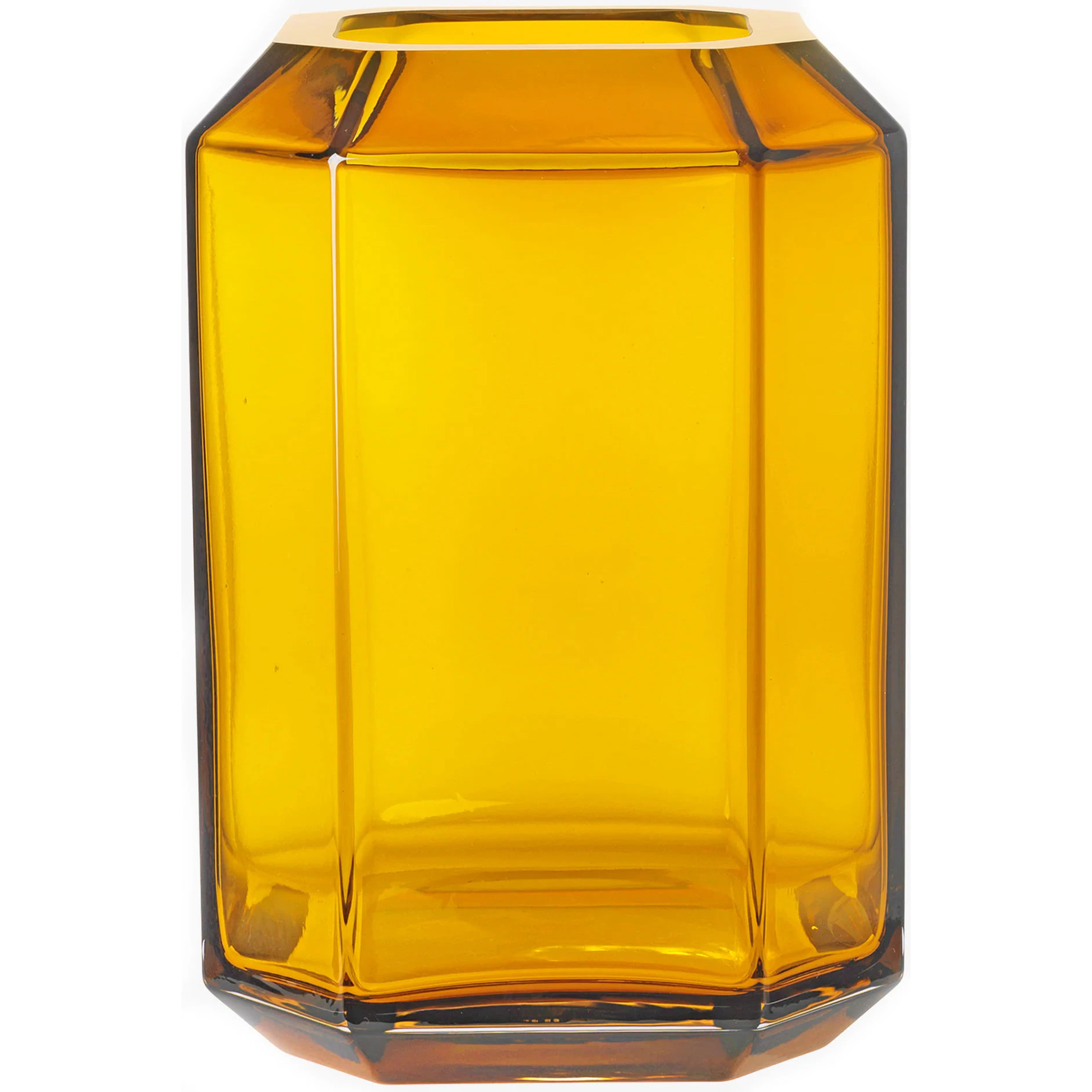 Louise Roe Jewel Giant Vase 18x26 Cm  -  Vaser Munnbl&aring;st Glass Amber - 10505-13-8