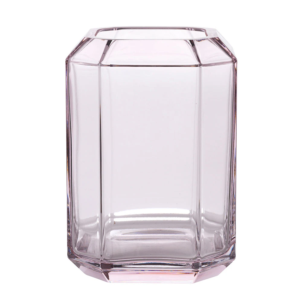 Louise Roe Jewel Medium Vase 14x20 Cm  -  Vaser Munnbl&aring;st Glass Rose - 10505-10-67