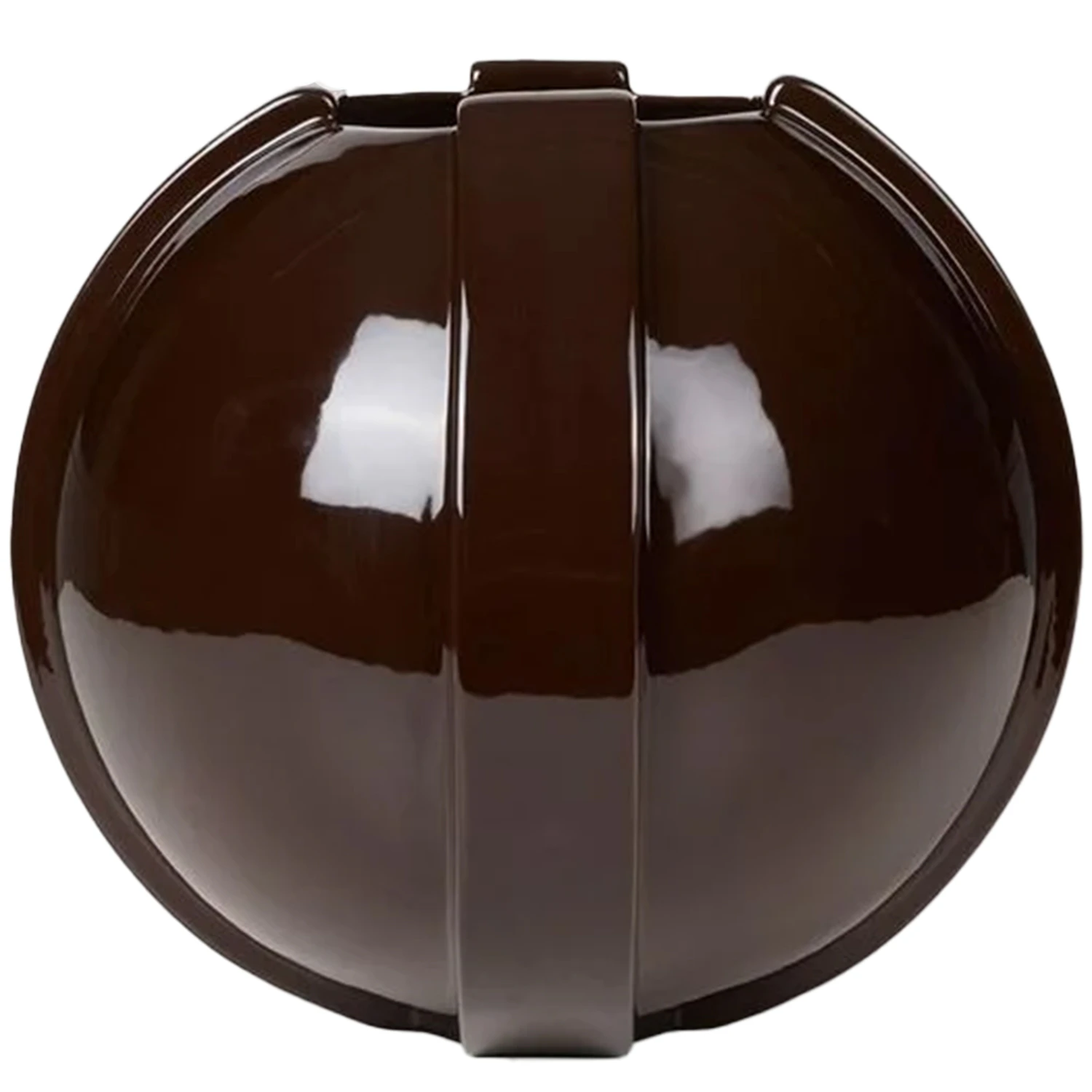 Louise Roe Vinci Vase 01 M&oslash;rkebrun -  Vaser Keramikk M&oslash;rk Brun - 10190-19-1