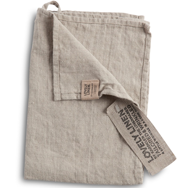 Lovely Gjestehåndkle Lin 35x50 cm, Natural Beige