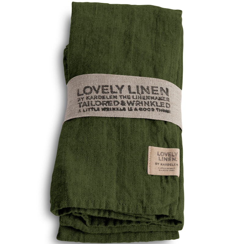 Lovely Napkins 45x45 Honey 4-Pack Serviett 45x45 cm 4-pk Jeepgreen