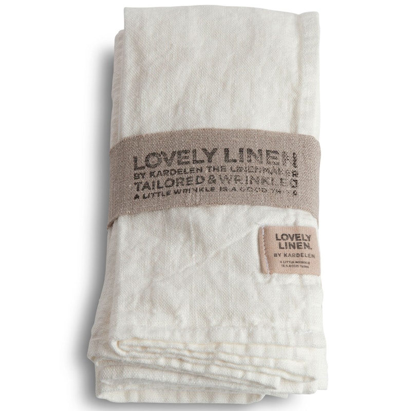 Lovely Napkins 45x45 Honey 4-Pack Serviett 45x45 cm 4-pk Off-white