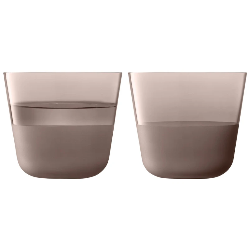 Arc Contrast Tumblerglass 26 cl 2-pk, Earth