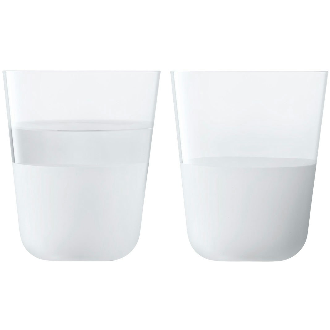 Lsa International Arc Contrast Tumbler 38 Cl 2-pk  -  Tumblerglass Glass Mist - LAC15