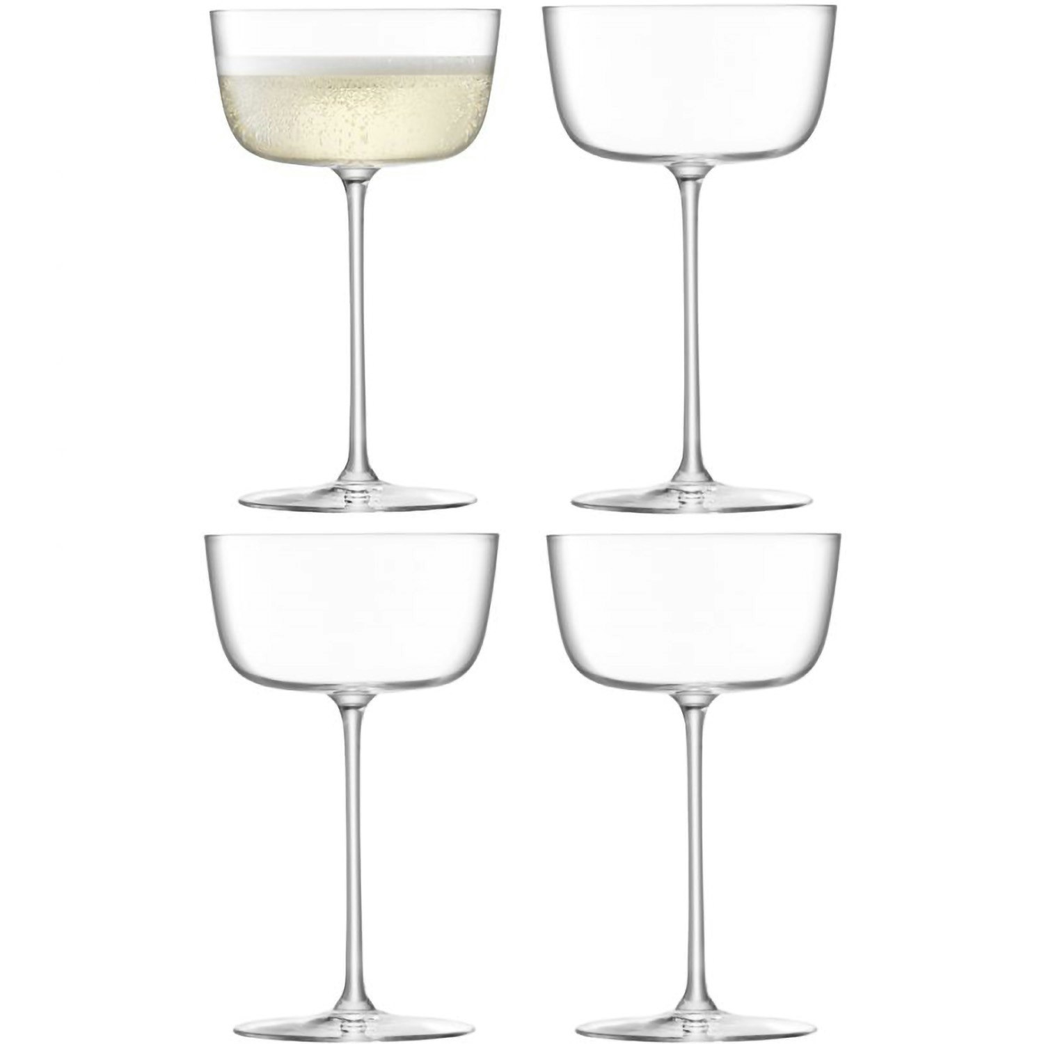 Lsa International Borough Cocktailglass 4-pk -  Martiniglass & Cocktailglass Krystall Klar - LBG07