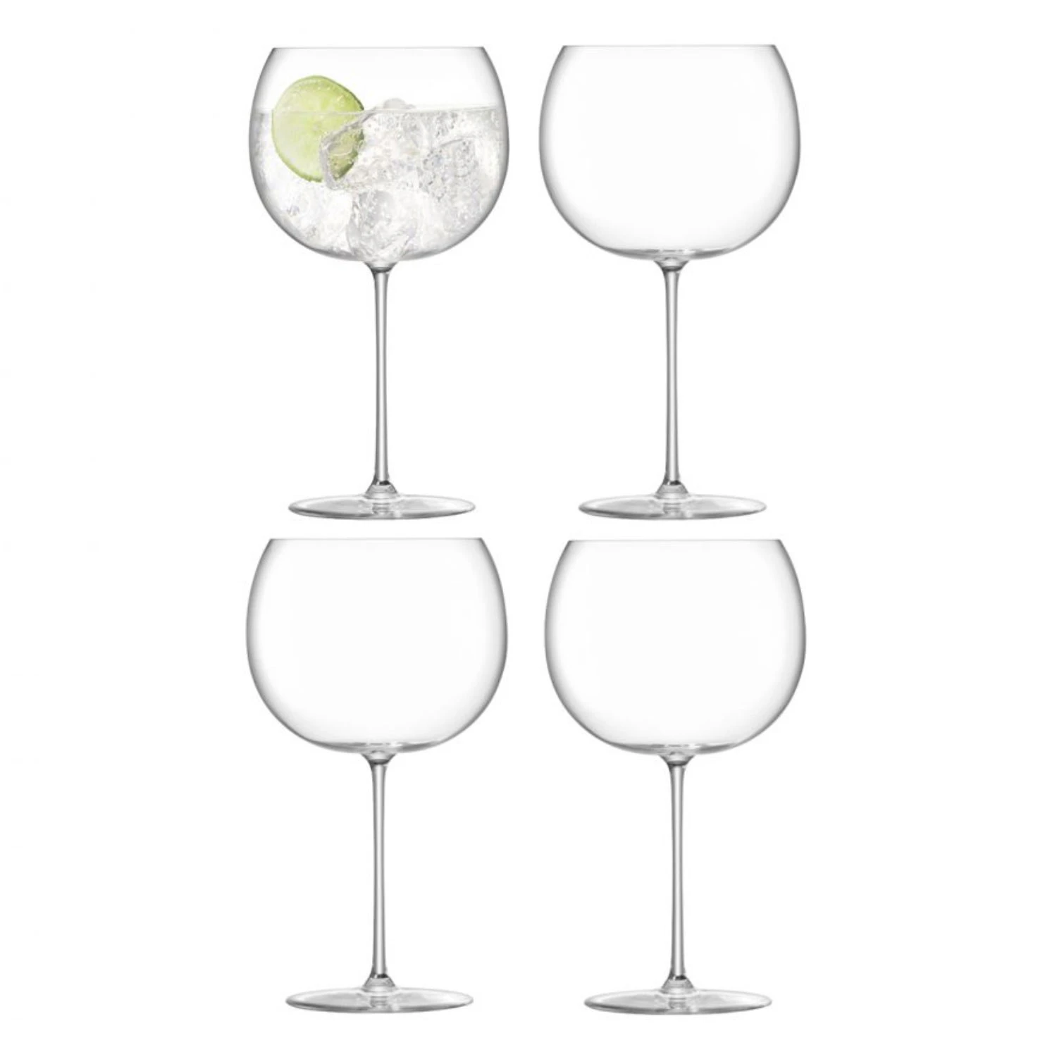 Lsa International Borough Ginglass 4-pk 68 Cl - Martiniglass & Cocktailglass Krystall Klar - LBG09