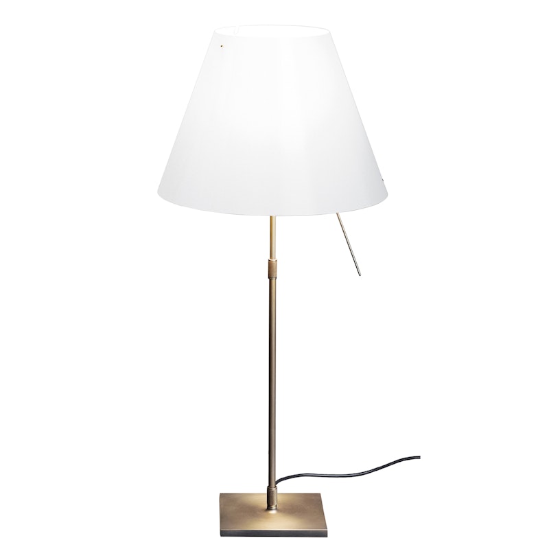 Costanza Bordlampe, Messing/Hvit