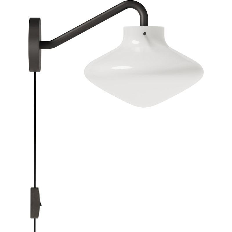 REPOSE 175 Vegglampe, Sort