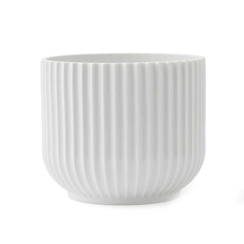 Lyngby Blomsterpotte Medium, Hvit