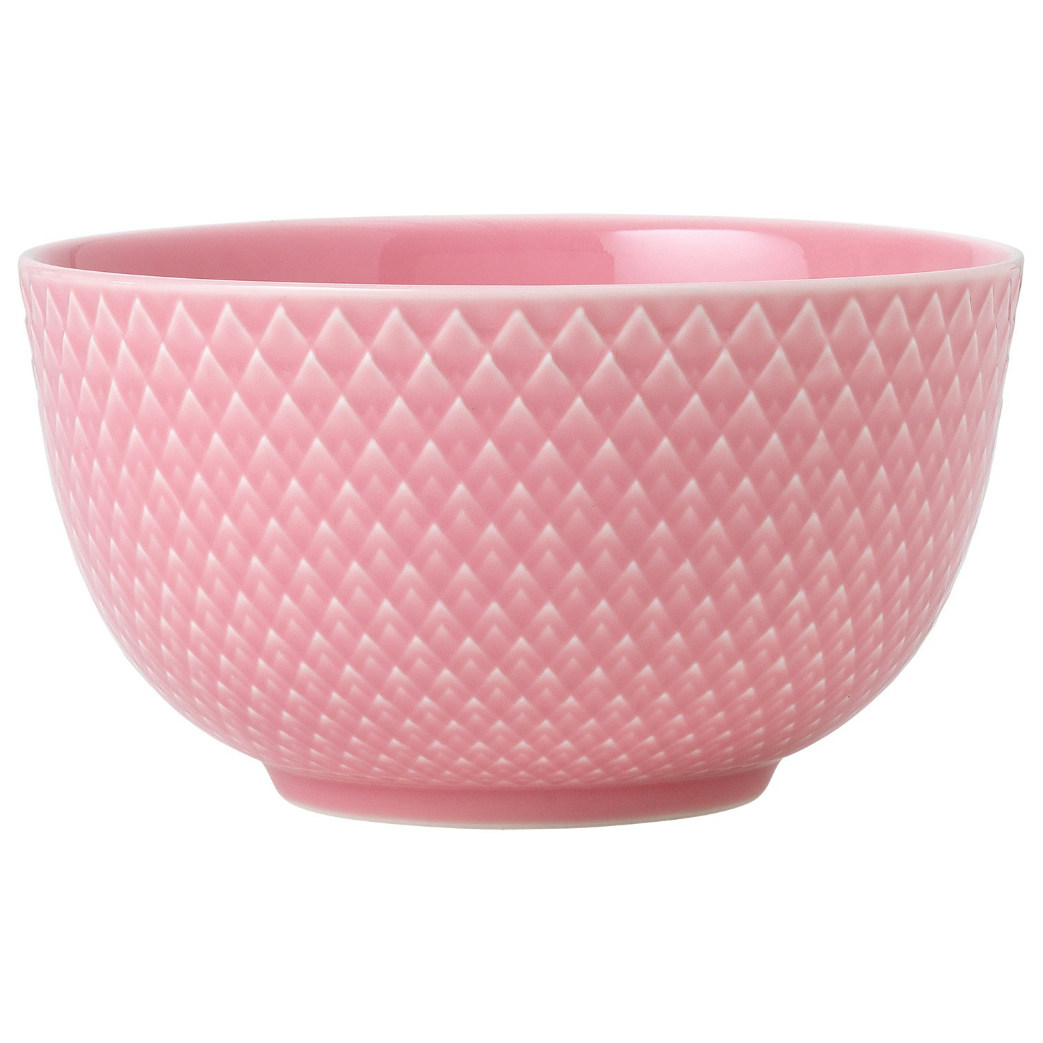 Lyngby Porcel&aelig;n Rhombe Color Sk&aring;l 32 Cl  -  Serveringssk&aring;ler Porselen Rosa - 201901