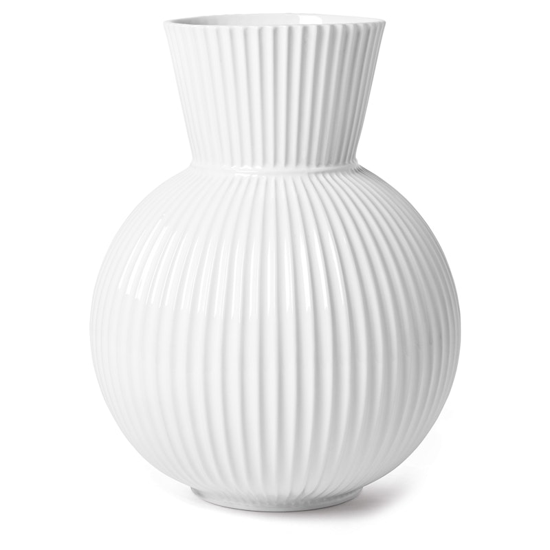 Tura Vase Hvit, 34 cm