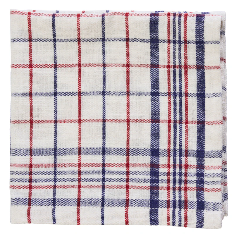 Checked Cotton Servietter 4-pk