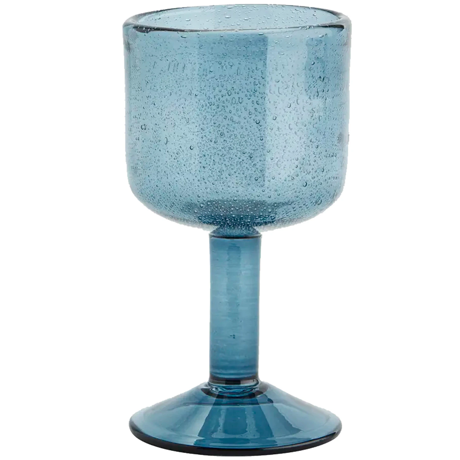 Madam Stoltz Coloured Vin  -  Vinglass Glass Bl&aring; - 23A029CB