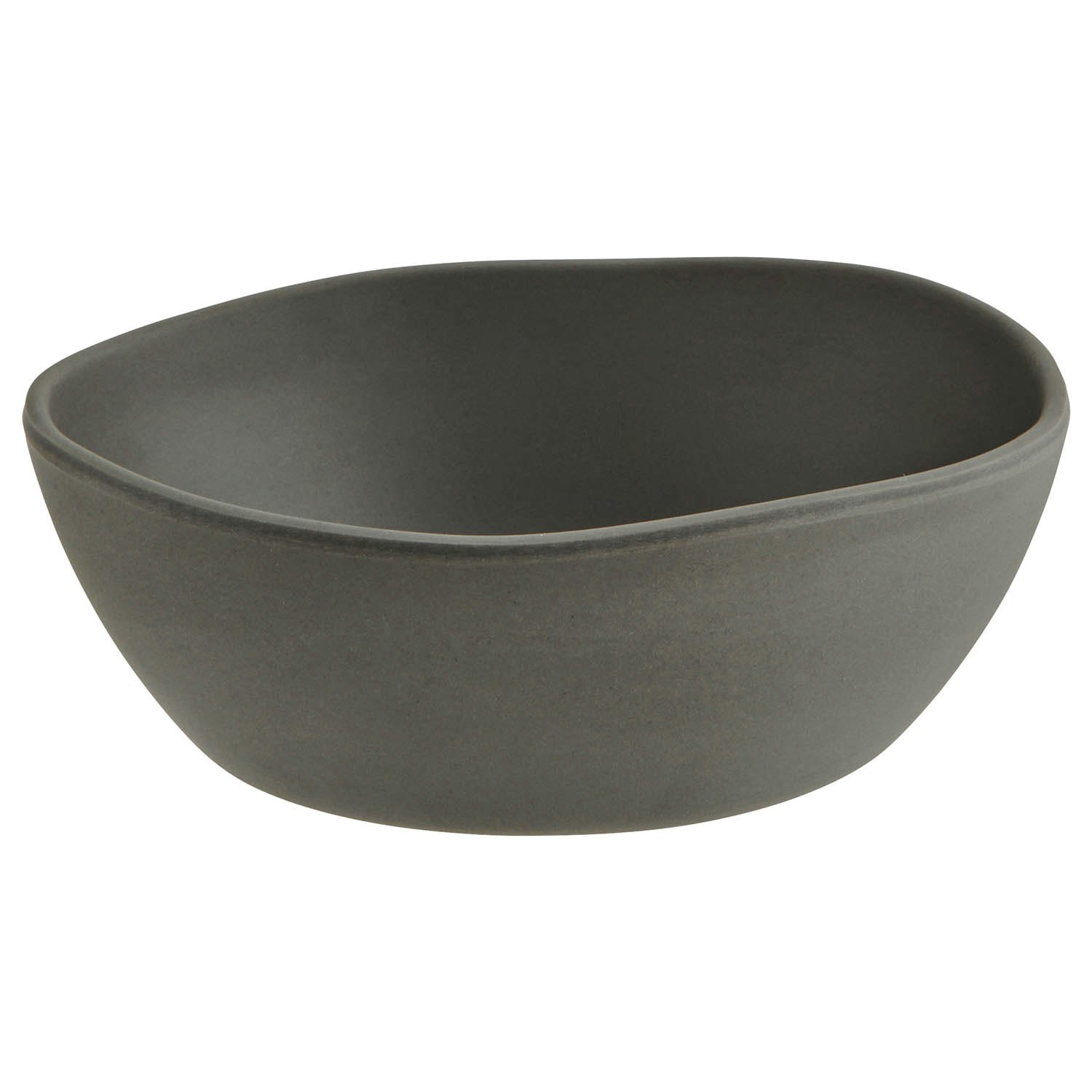 Madam Stoltz Eco Sustainable e Bowl 16 Cm Dark Grey -  Serveringssk&aring;ler Melamin M&oslash;rk Gr&aring; - DWMB-5164-AS