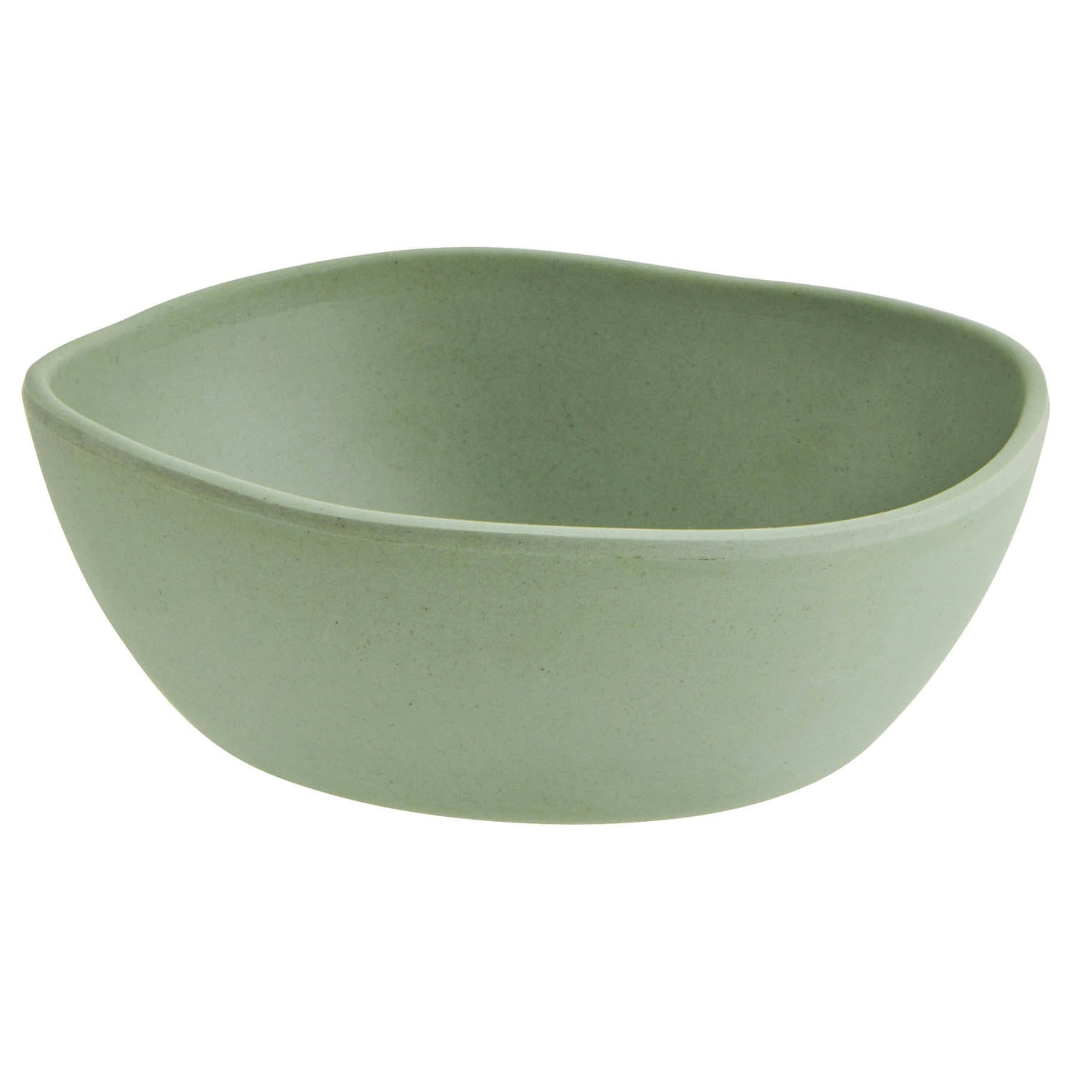 Madam Stoltz Eco Sustainable e Bowl 16 Cm Green -  Serveringssk&aring;ler Melamin Gr&oslash;nn - DWMB-5164-BG