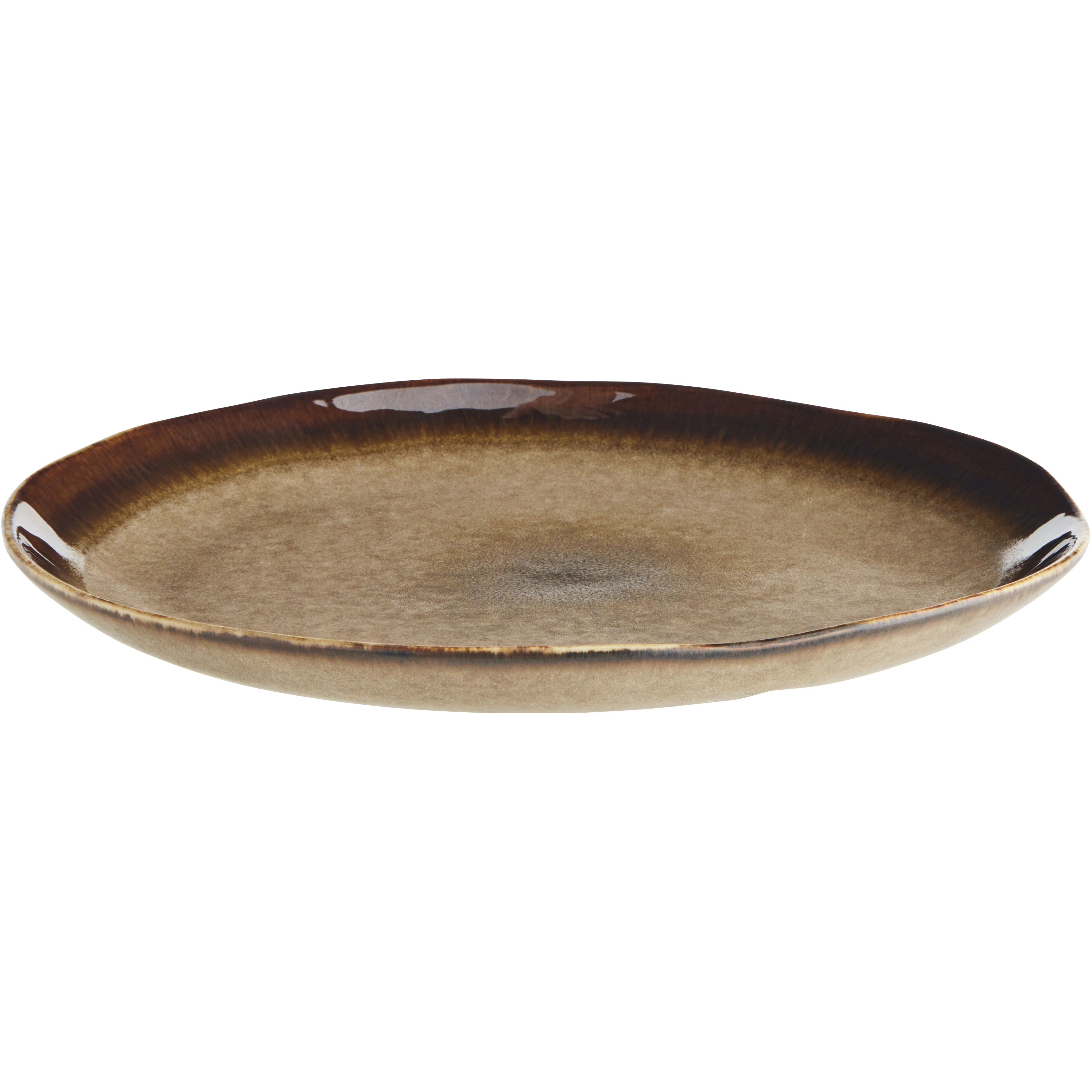 Madam Stoltz Middagstallerken Stent&oslash;y 27 Cm -  Tallerkener Stengods Brun - HL401160