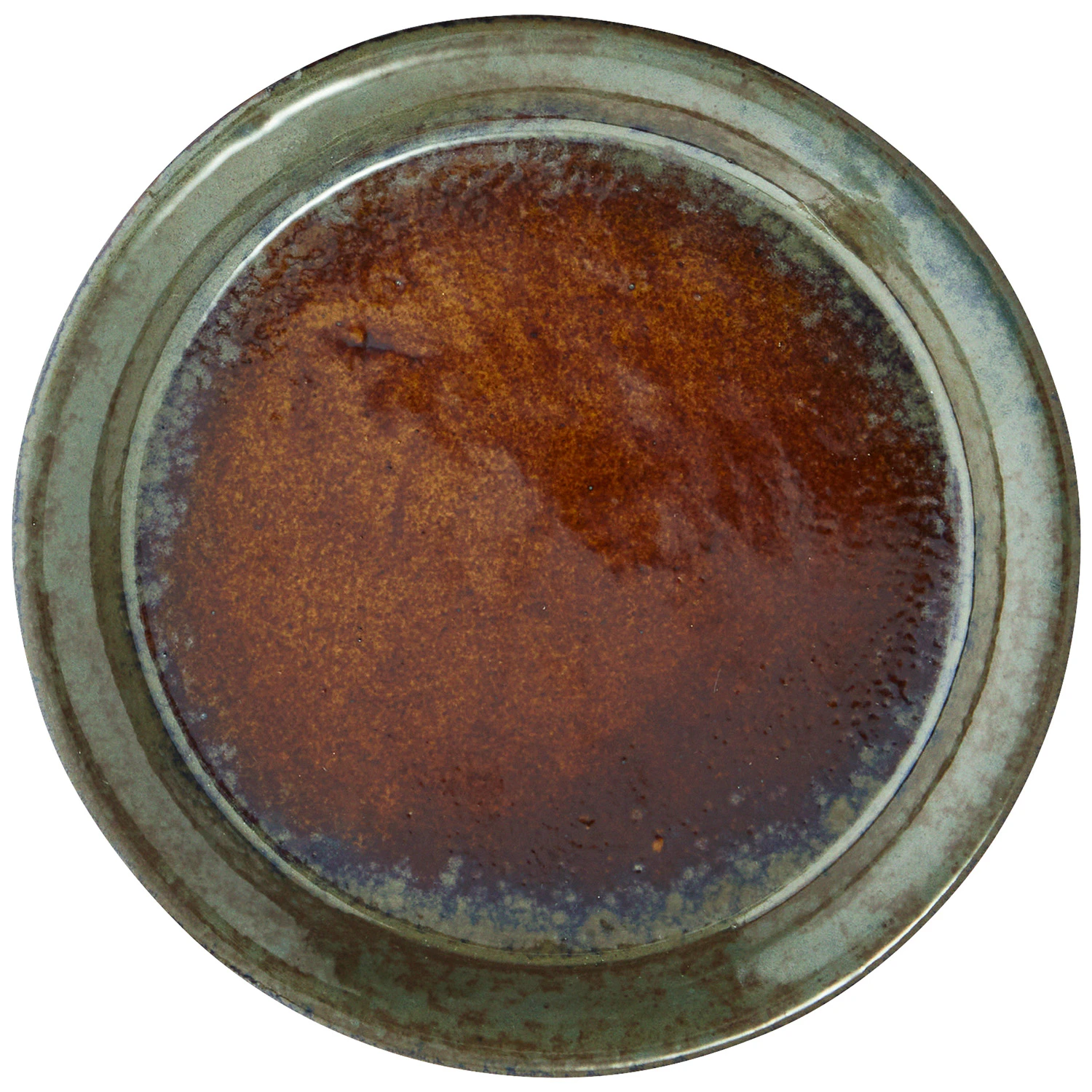 Madam Stoltz Sidetallerken &Oslash;16 Cm  / Gr&aring; -  Asjetter Stengods Brun - YT23C019-S3-B