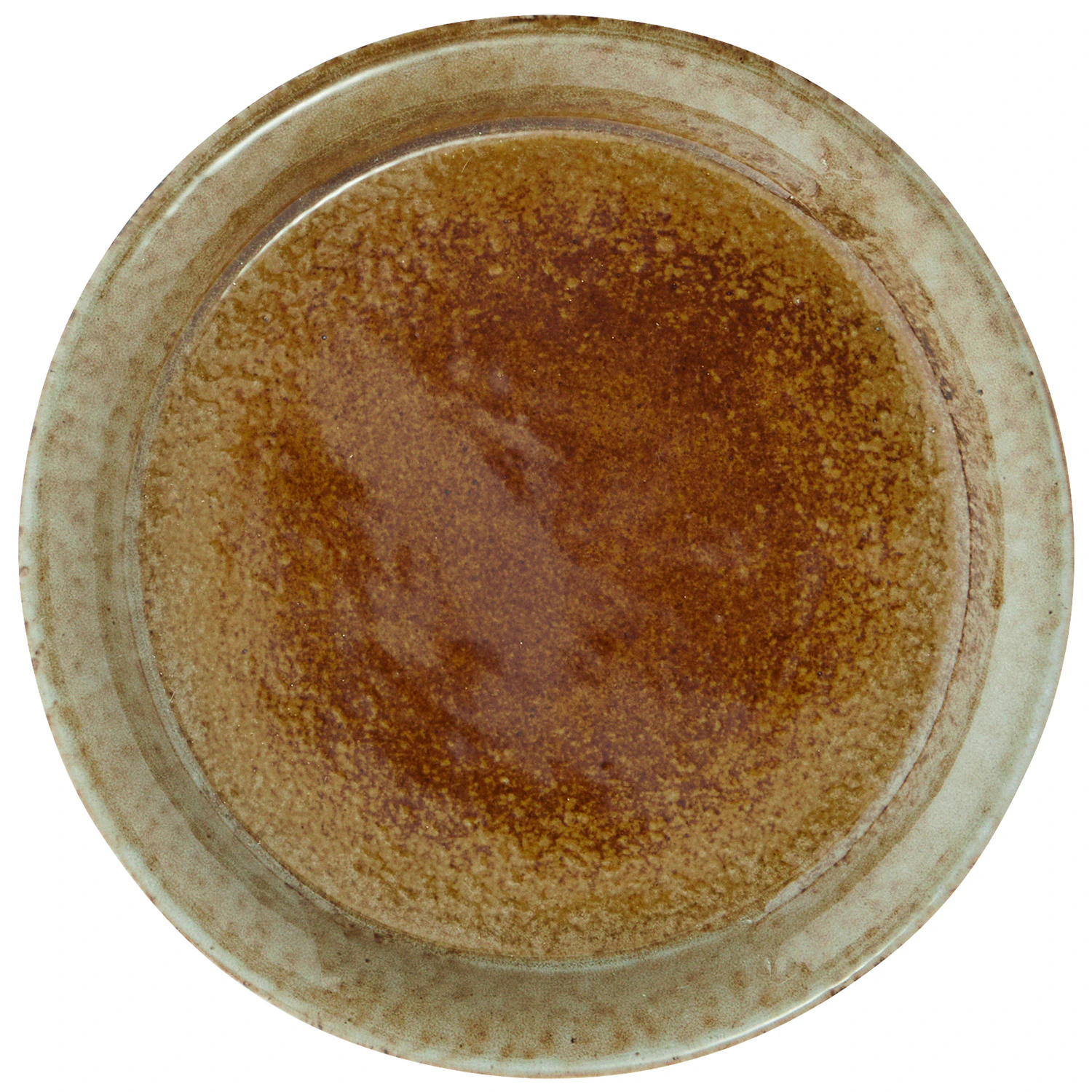 Madam Stoltz Sidetallerken &Oslash;16 Cm  / Greige -  Asjetter Stengods Brun - YT23C019-S3-C