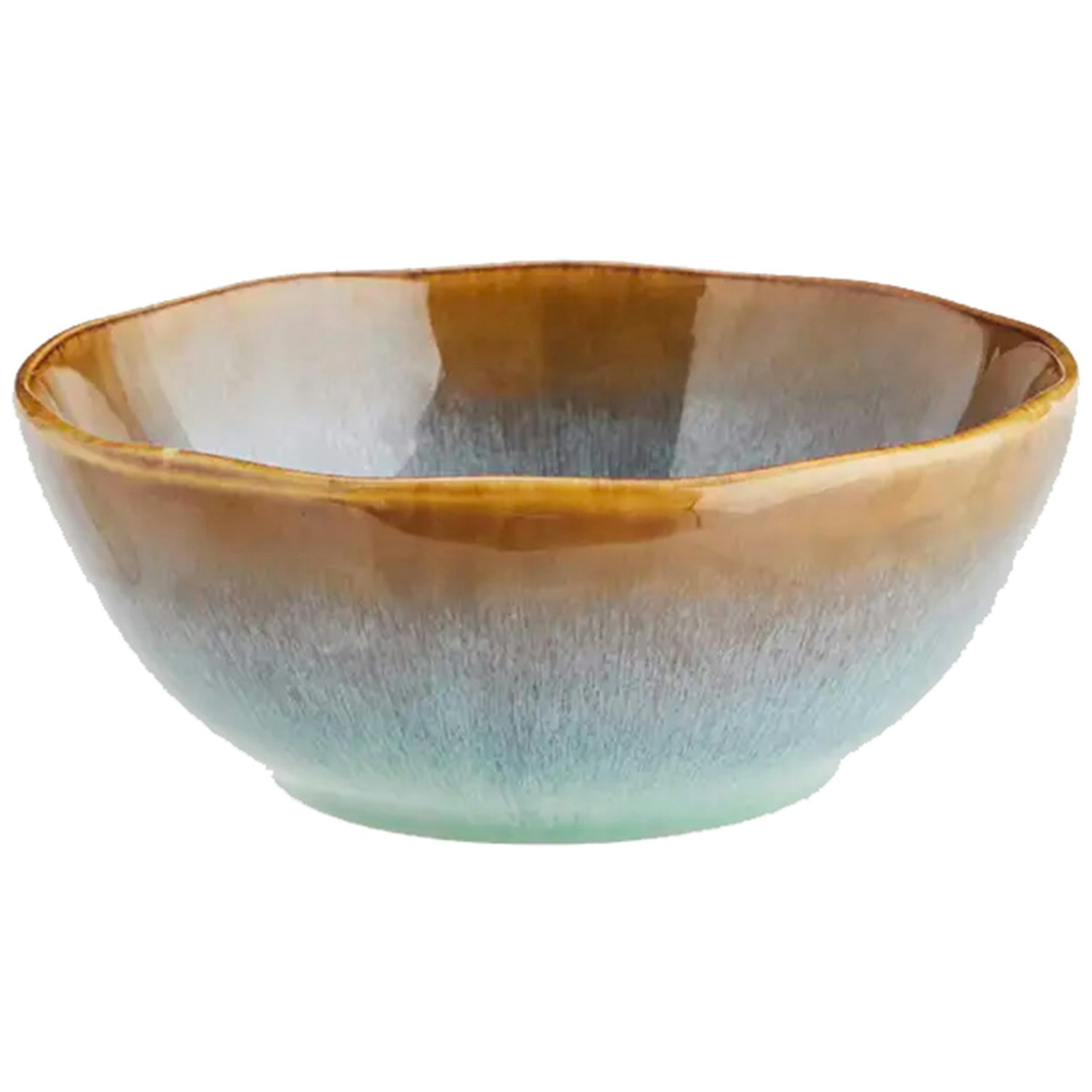 Madam Stoltz Serveringssk&aring;l &Oslash;12 Cm  -  Serveringssk&aring;ler Stengods Gr&oslash;nn - ATPX-MB-GR002