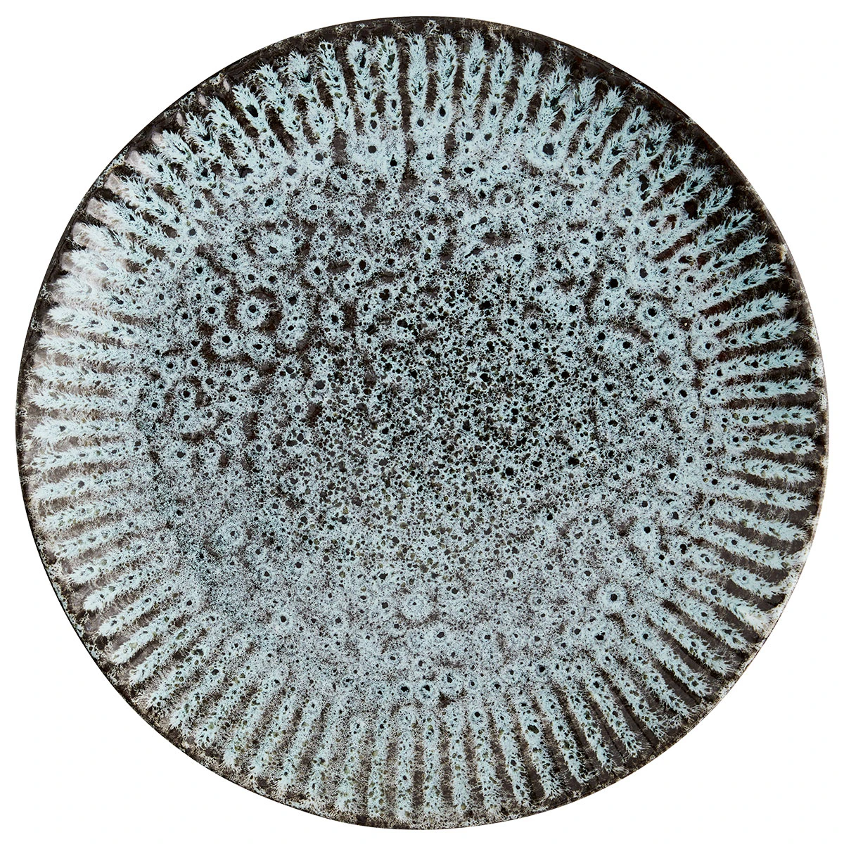 Madam Stoltz Tallerken 27 Cm Petrol Gr&oslash;nn -  Tallerkener Stengods Petrol Green - 26D