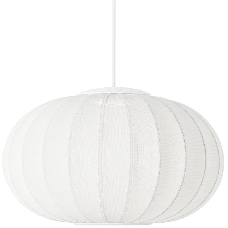 Knit-Wit Pendel Oval Ø57 cm LED, Cloud White