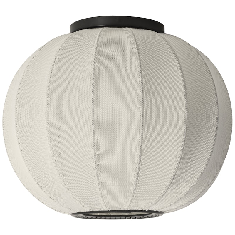 Knit-Wit Taklampe Rund Ø45 cm, Pearl White