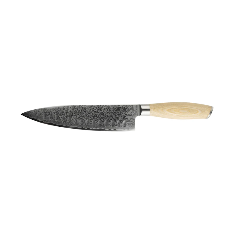 Akio Kokkekniv Olivenslipt 21 cm, Lyst Tre