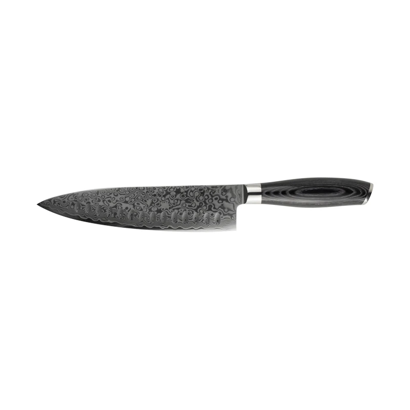 Akio Kokkekniv Olivenslipt 21 cm, Sort