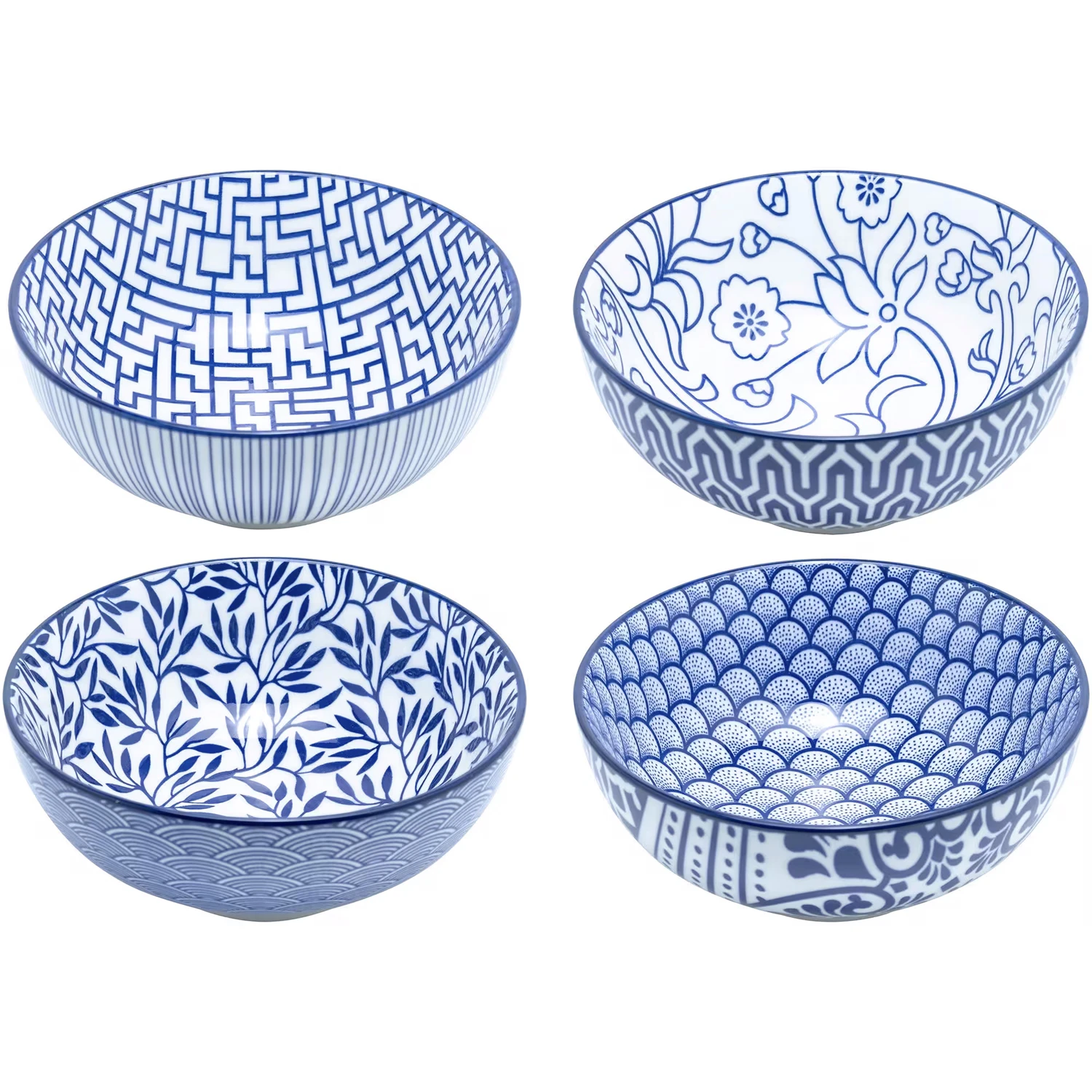 Mareld Akio Sk&aring;lsett &Oslash;14 Cm 4-pk -  Serveringssk&aring;ler Porselen Hvit - MAR0181