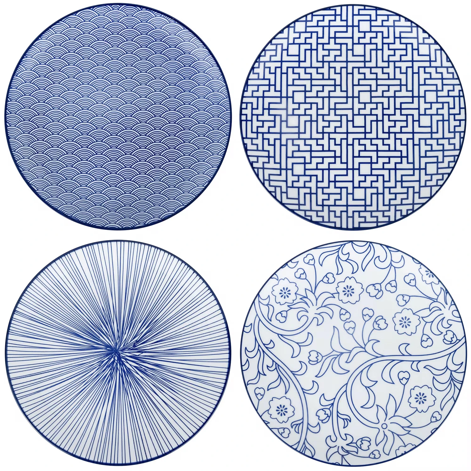 Mareld Akio Tallerken &Oslash;20,5 Cm 4-pk -  Tallerkener Porselen Hvit - MAR0184