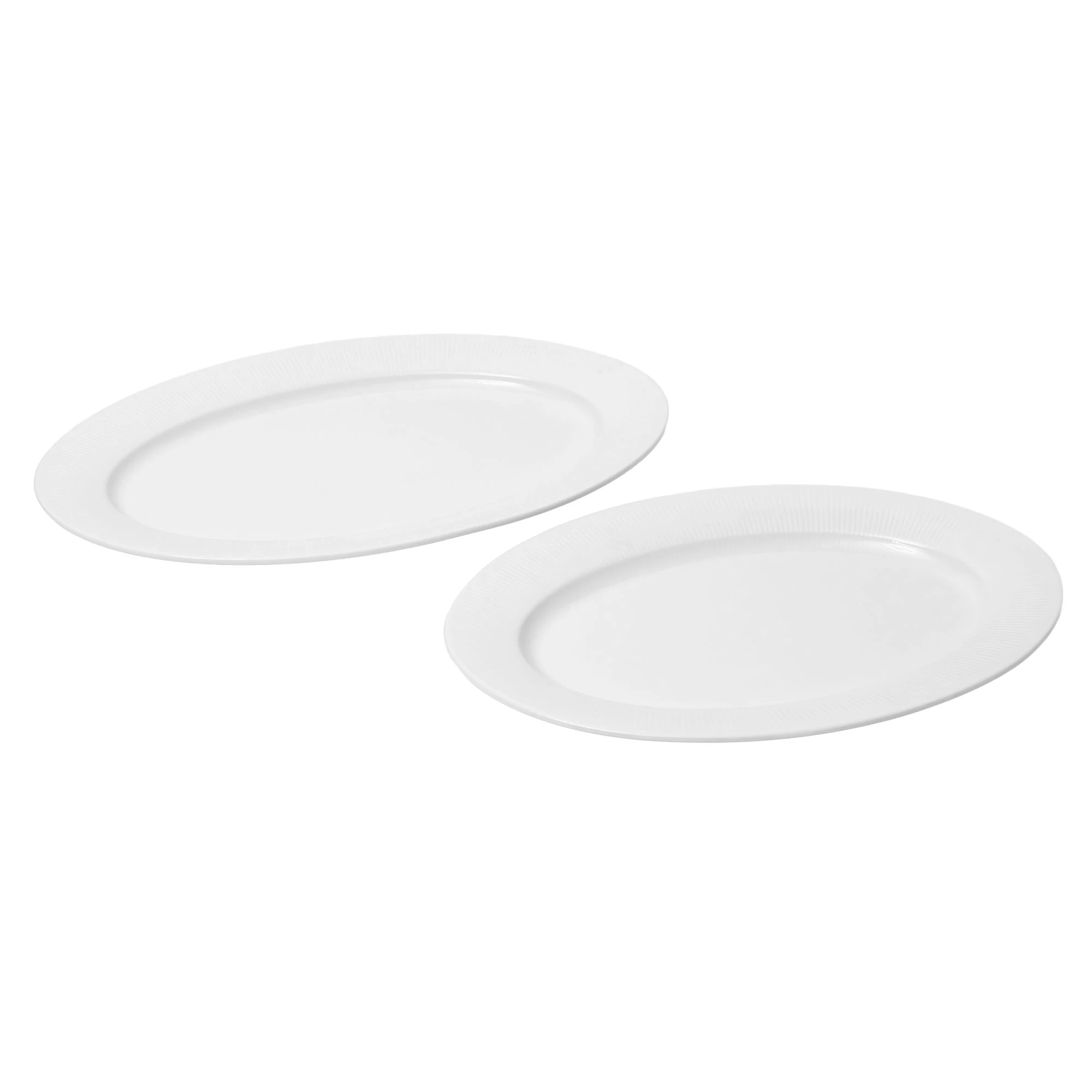 Mareld Linn&eacute;a Plate 2-pack -  Serveringssk&aring;ler Porselen Hvit - MAR0368