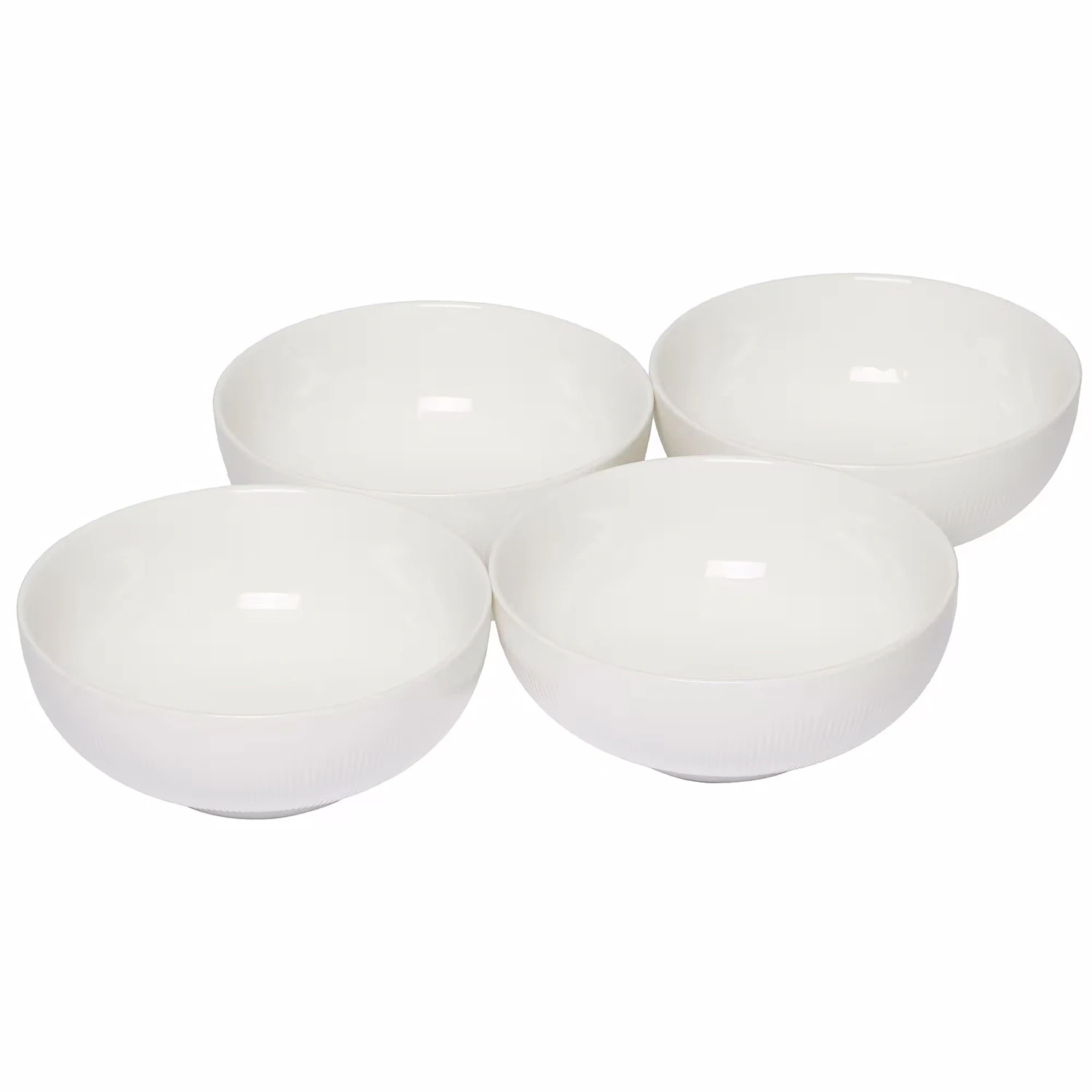 Mareld Linn&eacute;a Sk&aring;l &Oslash;16 Cm 4-pk -  Serveringssk&aring;ler Porselen Hvit - MAR0334